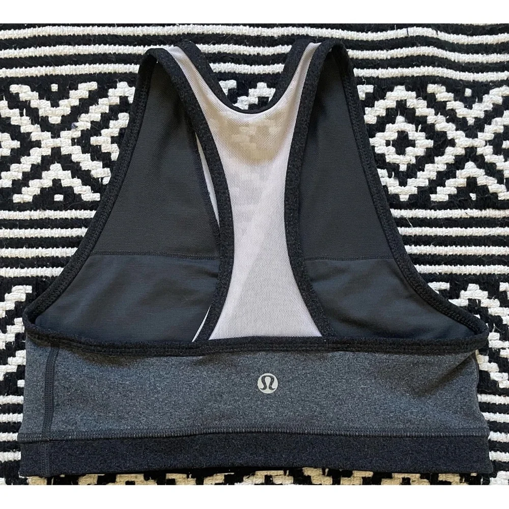 Lululemon Athletica Two Toned Grey Sports Bra
